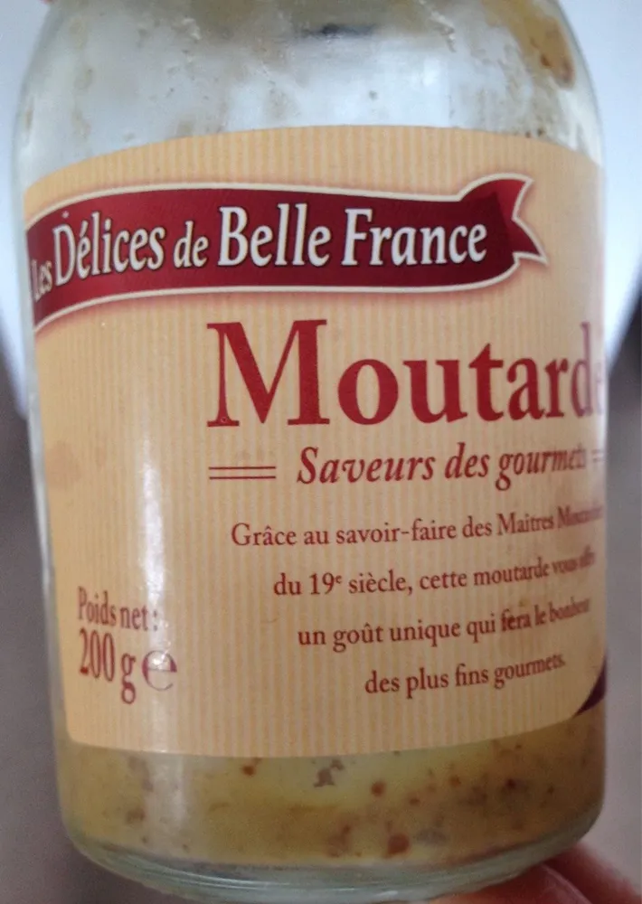 Moutarde saveur des gourmets
