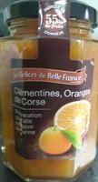 Confiture clémentine oranges corses