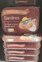 Sardines a l'huile d'olive vierge extra