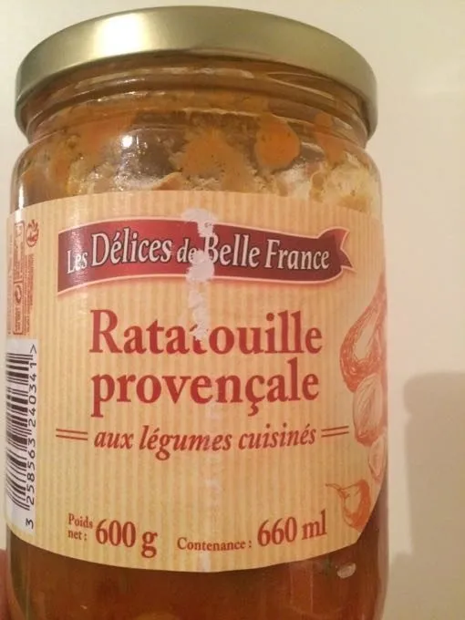 Ratatouille provençale aux légumes cuisinés