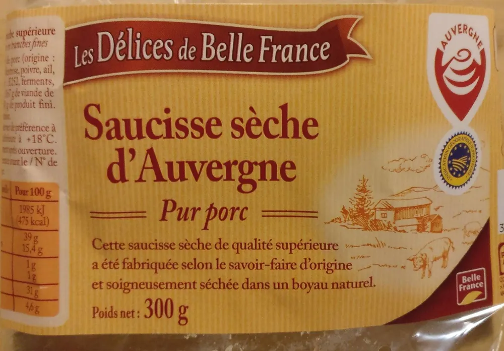 Saucisse sèche d'Auvergne