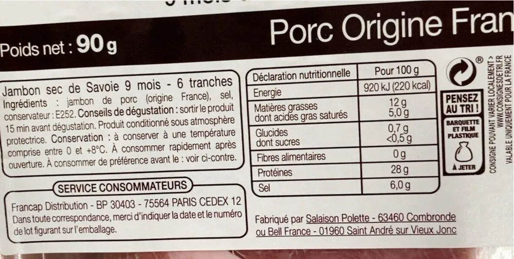 Jambon de Savoie