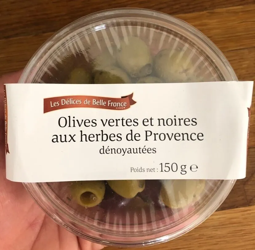 Olives vertes et noires