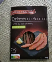 Emincés de saumon fumé au bois de hêtre