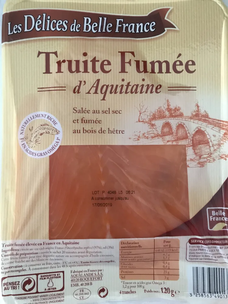 Truite Fumee 4Tr.Delic.Bf,