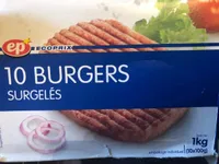 Burger Boeuf 10X100G. Ep,