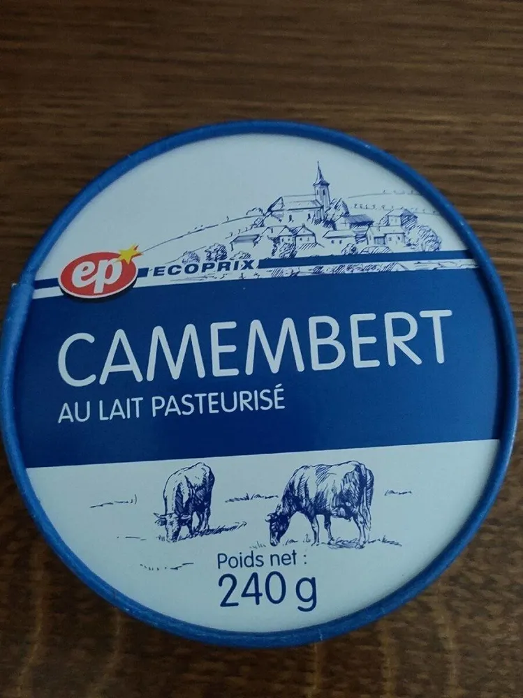 Camembert au lait pasteurisé