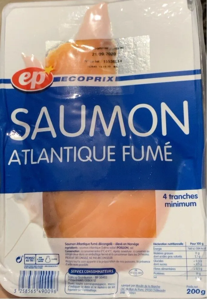 Saumon Atlantique Fumé