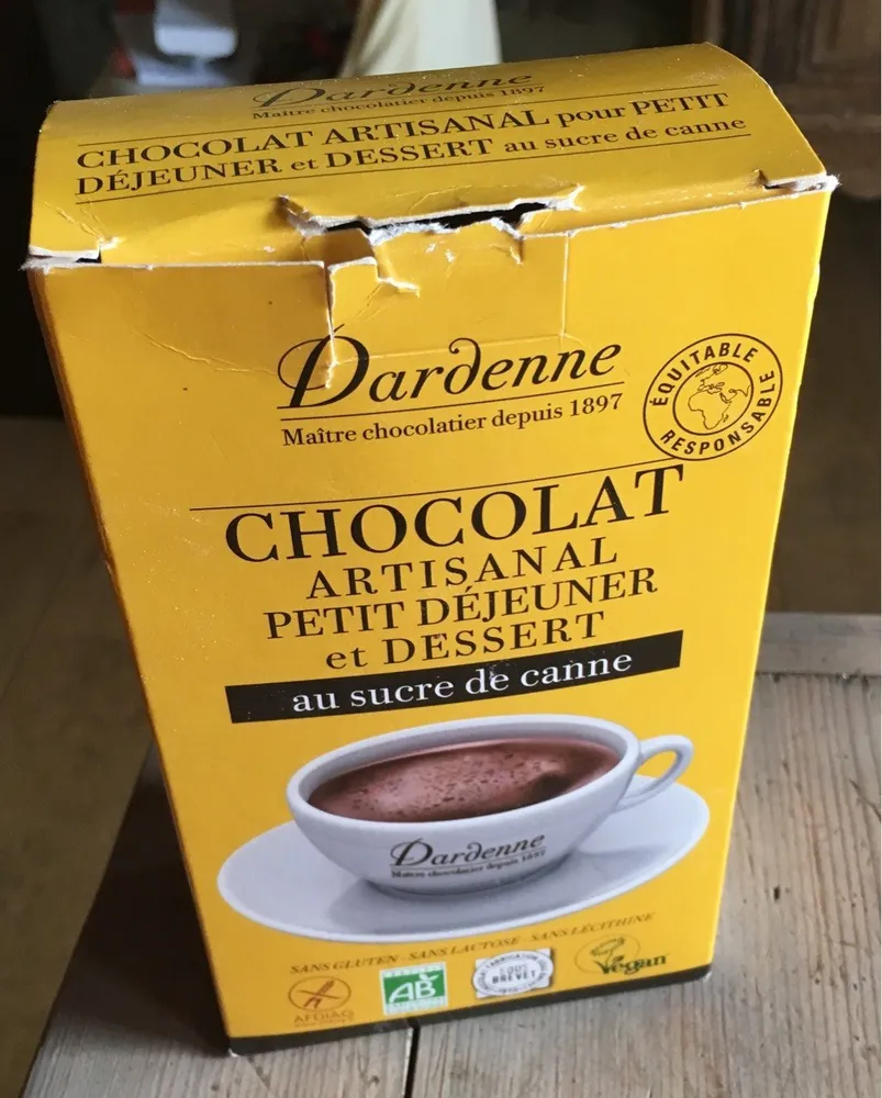 Chocolat artisanal petit dejeuner et dessert