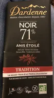 Noir 71% Anis étoilé