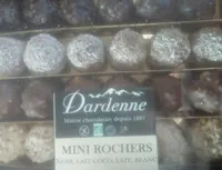 Minis rochers noir, lait, coco, blanc