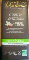 Chocolat  lait d amande au sucre de De Coco