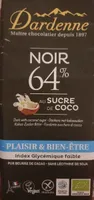 Chocolat noir 64% au sucre de coco
