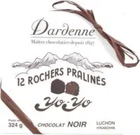 12 Rochers Pralines Yo-yo Chocolat Noir