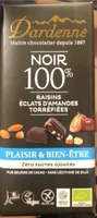 Noir 100 % Raisins Éclats d’amandes torréfiées