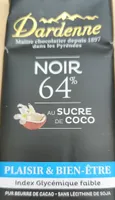 Noir 64% sucre de coco
