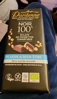 Noir 100% éclats de noisettes torréfiées