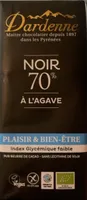 Noir 70% à l’agave