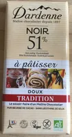 Noir 51% à pâtisser