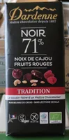 Noir 71noix de cajou fruits rouges