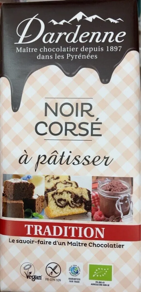 Noir Corsé à pâtisser