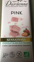 Chocolat blanc aux fraises