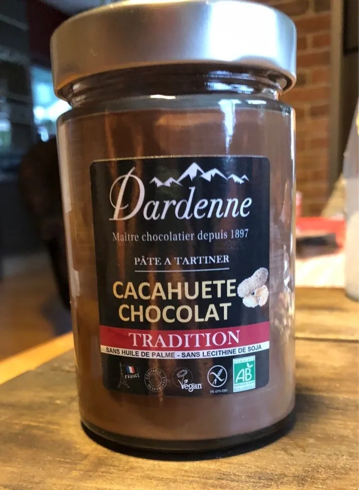 Pate à tartiner chocolat/cacahuete