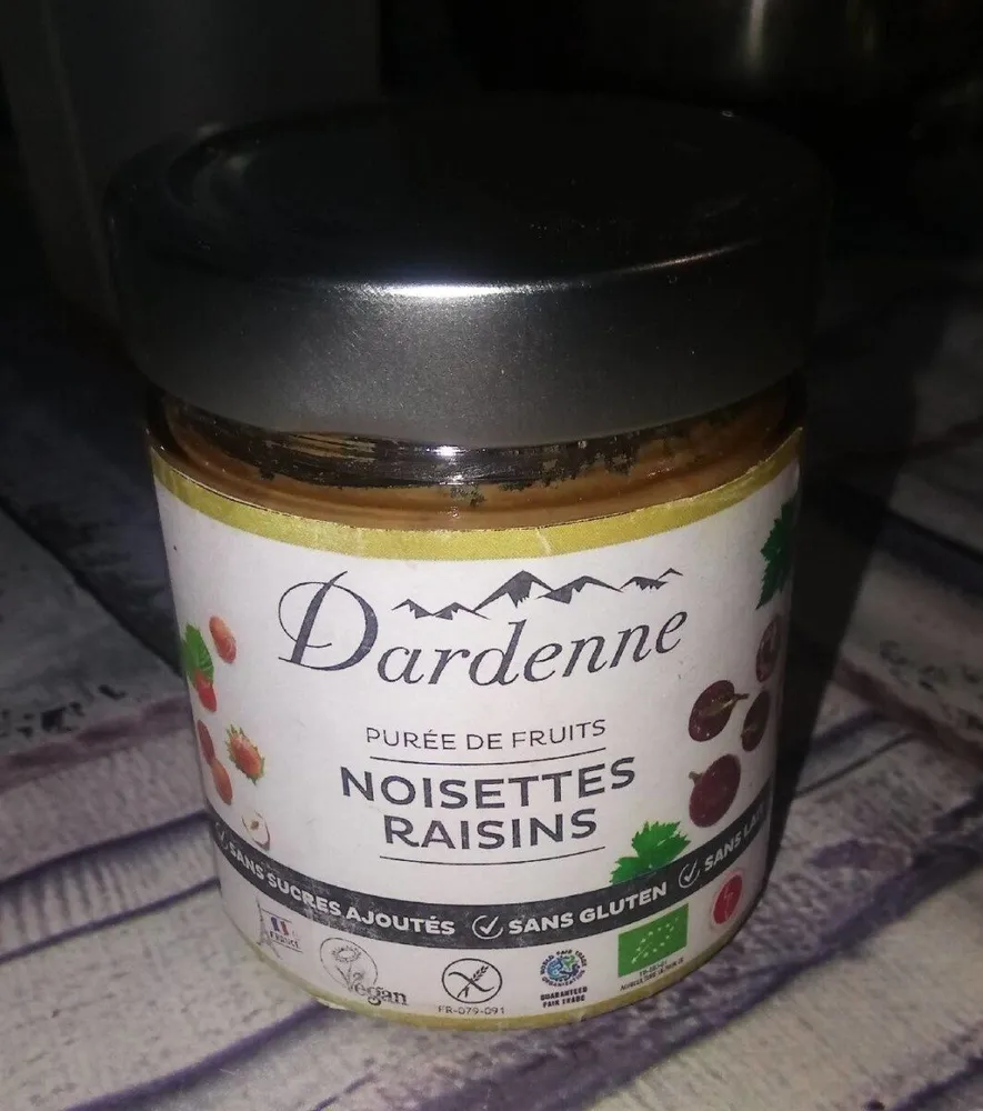 Noisettes raisins