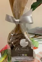 Croquant chocolat lait amandes entières, noisettes raisins