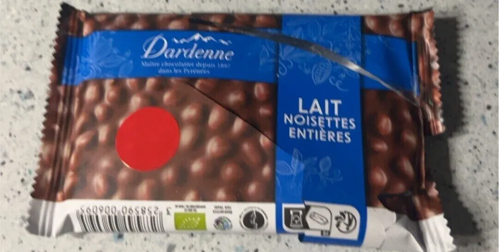 LAIT NOISETTES ENTIÈRES