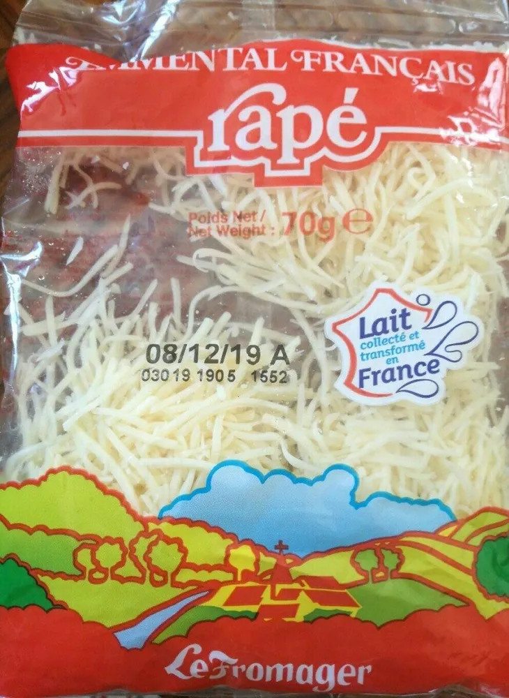 Emmental français râpé