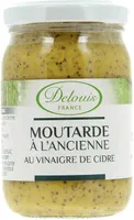 Moutarde à l'ancienne biologique au vinaigre de cidre