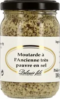 Moutarde à l'ancienne taux de sel réduit