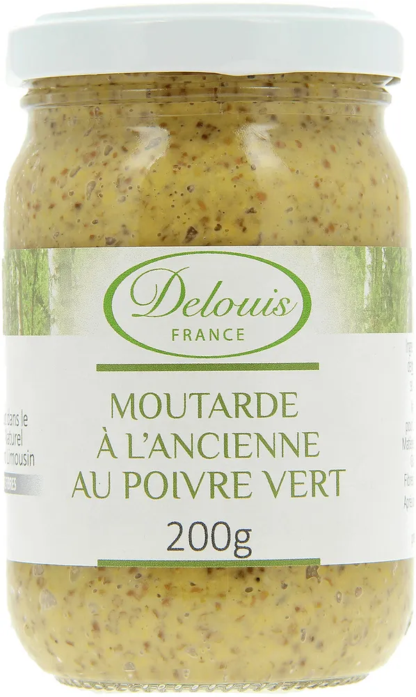 Moutarde Entière Au Poivre Vert