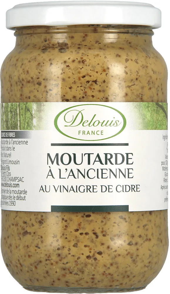 Moutarde entière au vinaigre de cidre