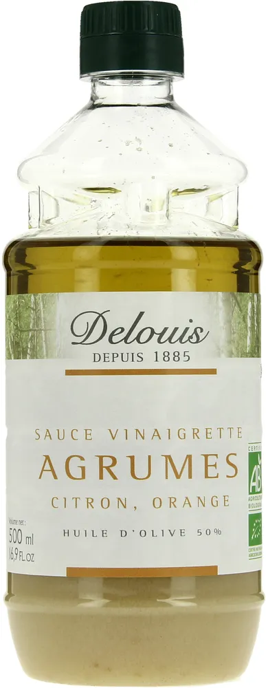 Sauce vinaigrette agrumes citron orange