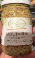 Moutarde à l’ancienne pauvre en sel