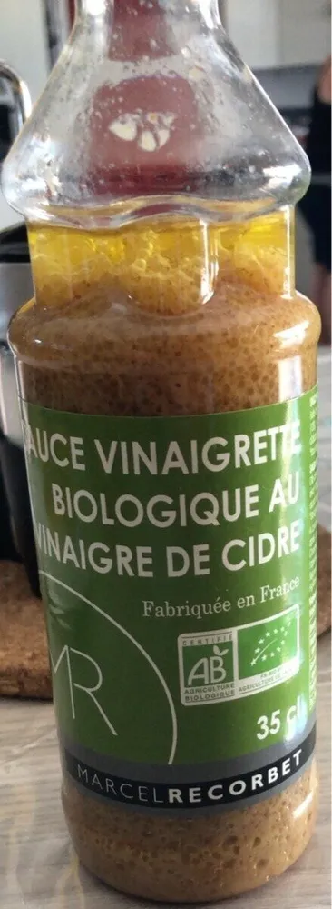 Sauce vinaigrette biologique au vinaigre de cidre