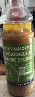 Sauce vinaigrette biologique au vinaigre de cidre