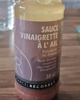 Sauce vinaigrette à l'ail