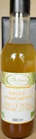 Sauce vinaigrette sesame soja