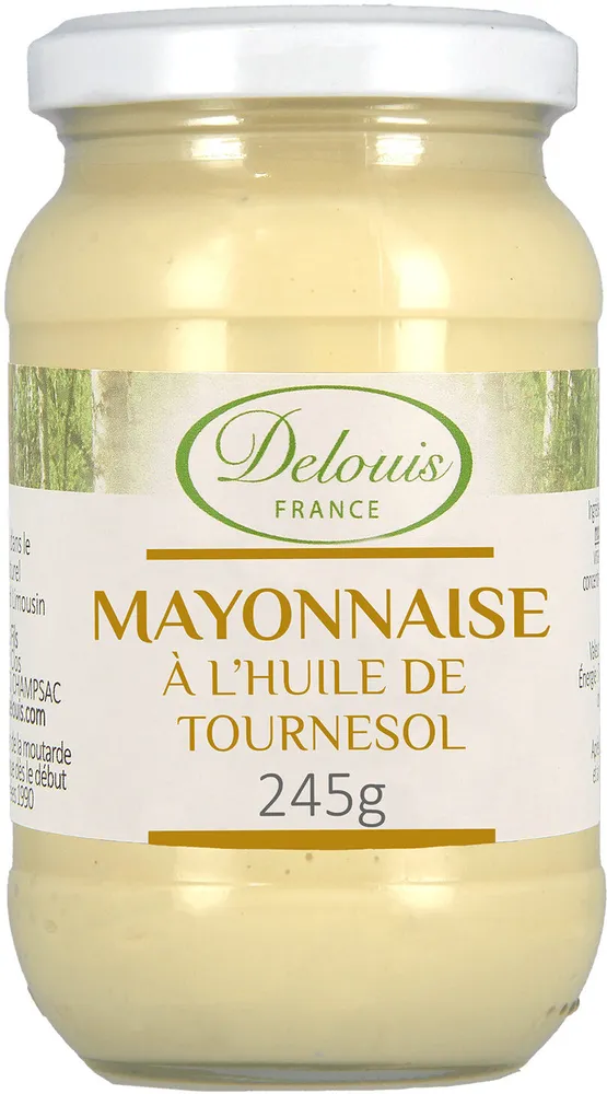Mayonnaise biologique à l'huile de tournesol