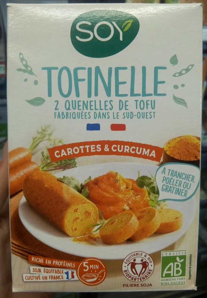 Tofinelle carottes & curcuma bio