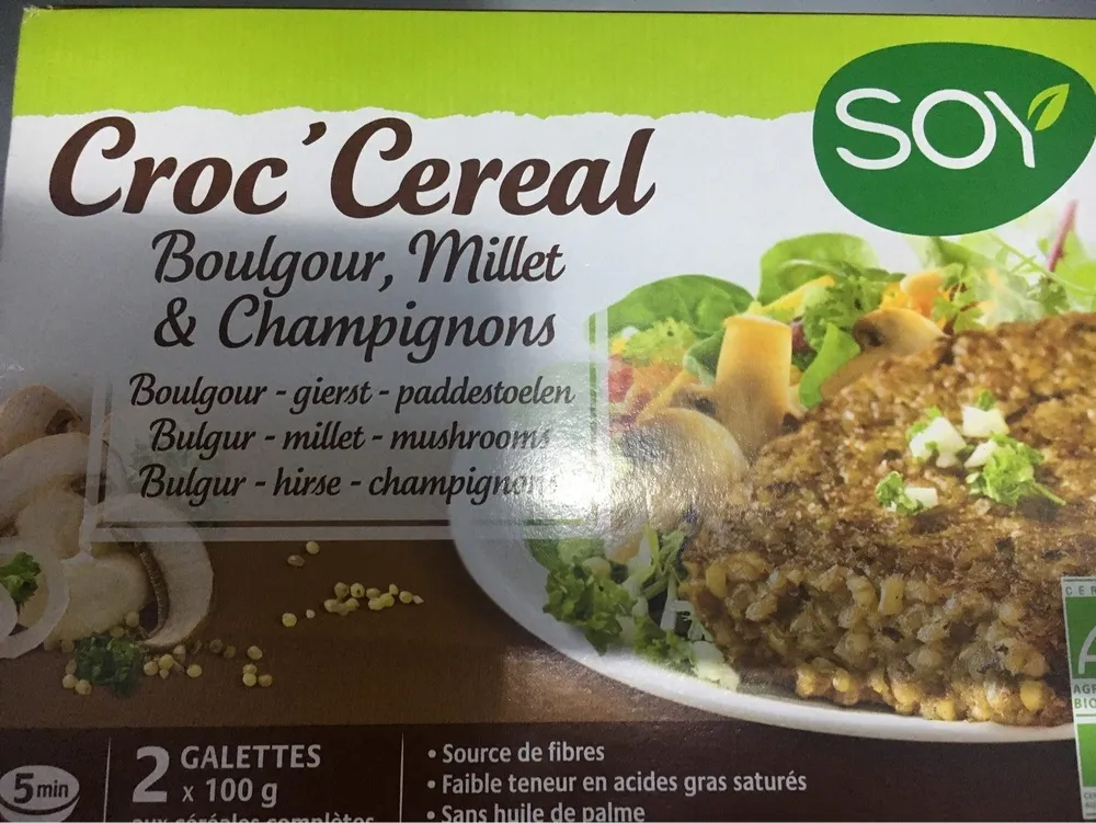 Croc Cereales Au Millet Et Champignons