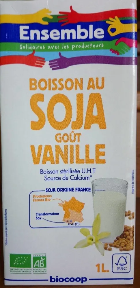 Boisson au Soja goût vanille