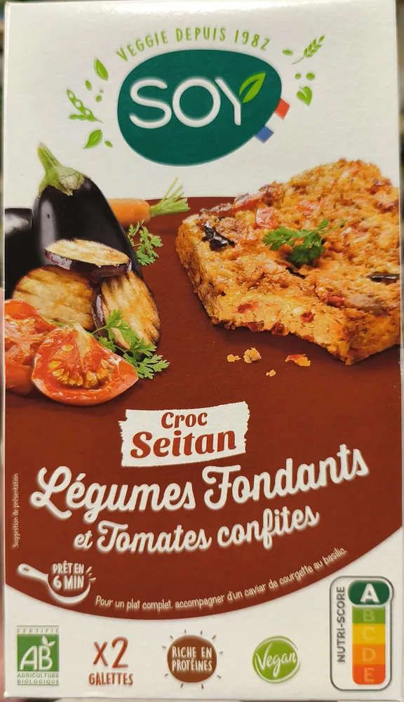 Croc seitan - Légumes Fondants et Tomates Confites