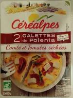 Galettes de polenta comté et tomates séchées