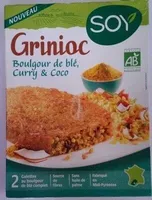 Grignoc Boulgour de blé, Curry & Coco