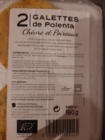 2 galettes de polenta chèvre et poireaux