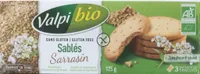 Sablés sarrasins sans gluten